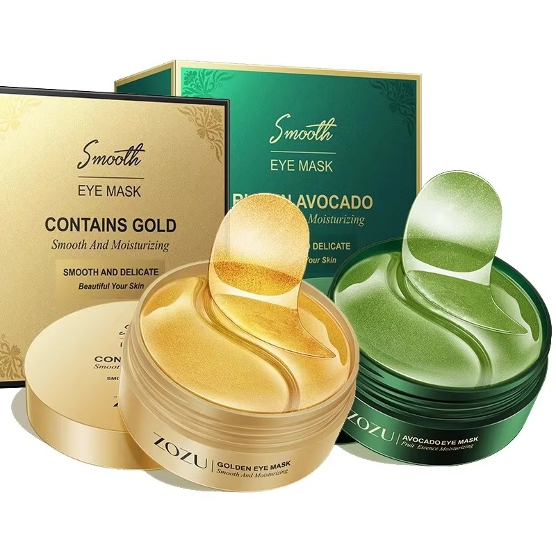 Collagen Under Eye Patches - 60pcs Golden Collagen Avocado Moisturizing Eye