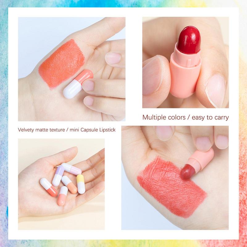 Mini Lipstick Set 6pcsWaterpro - đánh giá và giá Matte Velvet Lip Tint Long Lasting