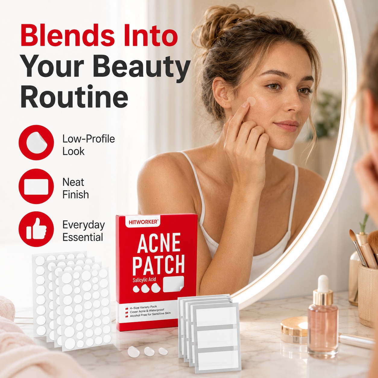 Hydrocolloid Acne Patches, 510 - đánh giá và giá Hydrocolloid Pimple Patch