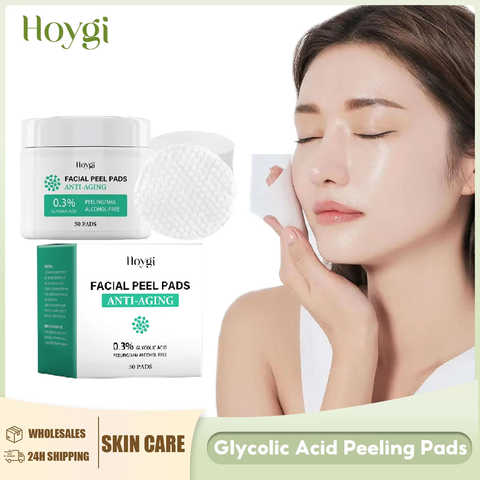 Glycolic Acid Cotton Pads Shri - đánh giá và giá Salicylic Acid Blackhead Remover