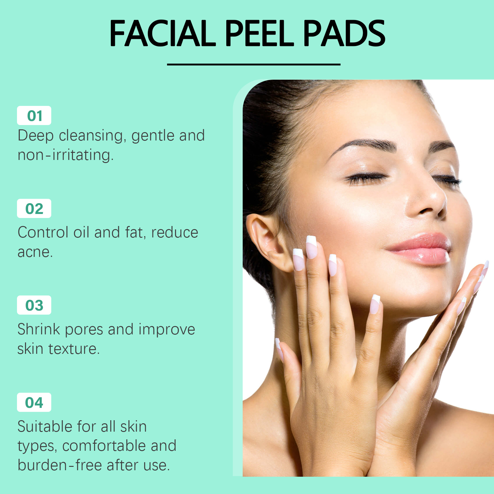 Glycolic Acid Cotton Pads Shri - đánh giá và giá Salicylic Acid Blackhead Remover