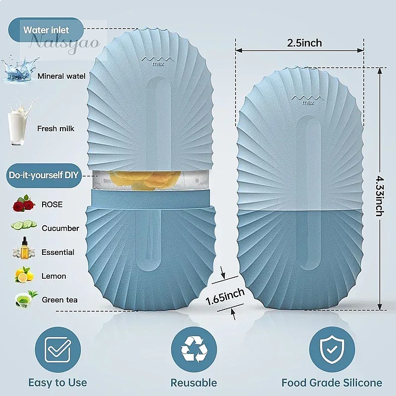 Ice Face Roller 1PCS Silicone  - đánh giá và giá Face Ice Roller Puffiness