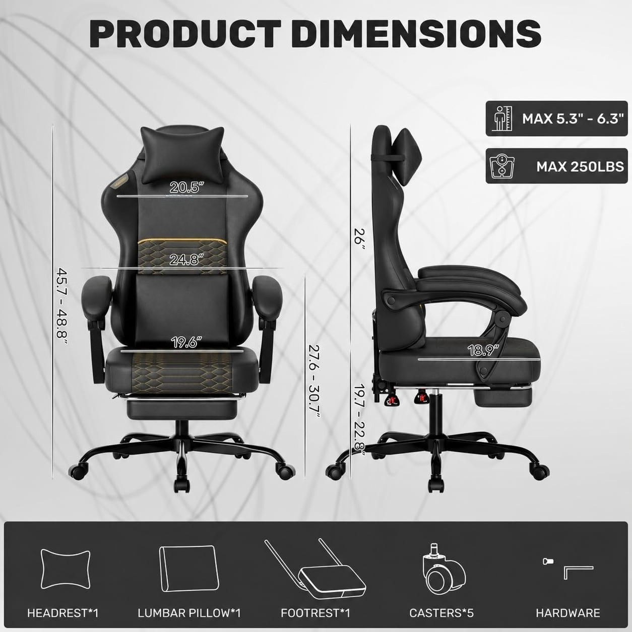 Gaming Chair PU Leather High B - đánh giá và giá Massage