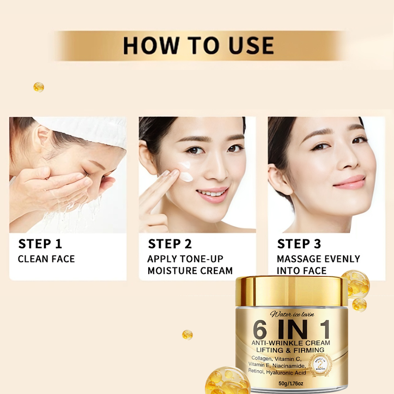 6-In-1 Anti-Wrinkle Cream. Lif - đánh giá và giá Retinol Anti Wrinkle Cream
