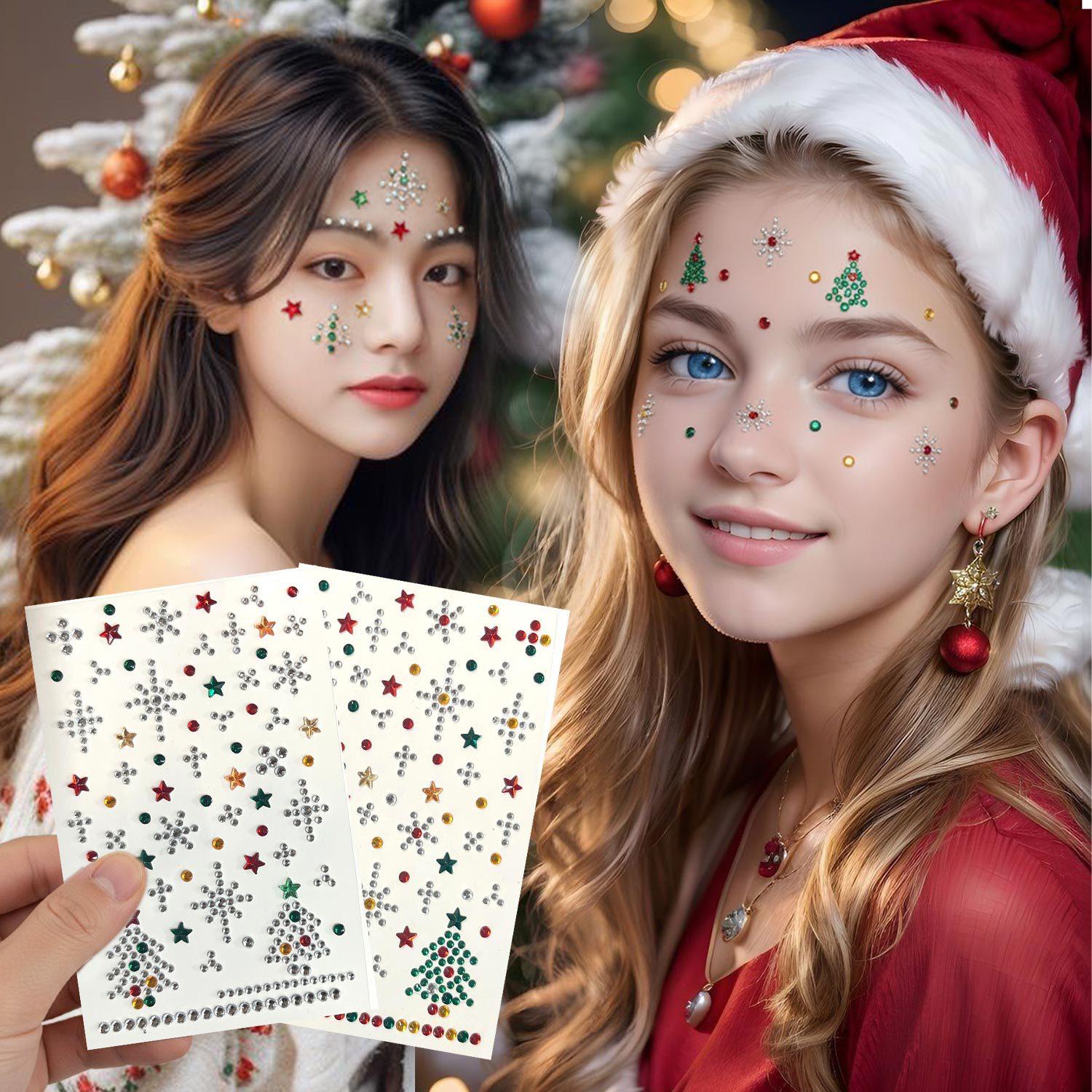 Self Adhesive Diamond Face Sti - đánh giá và giá Nail Art