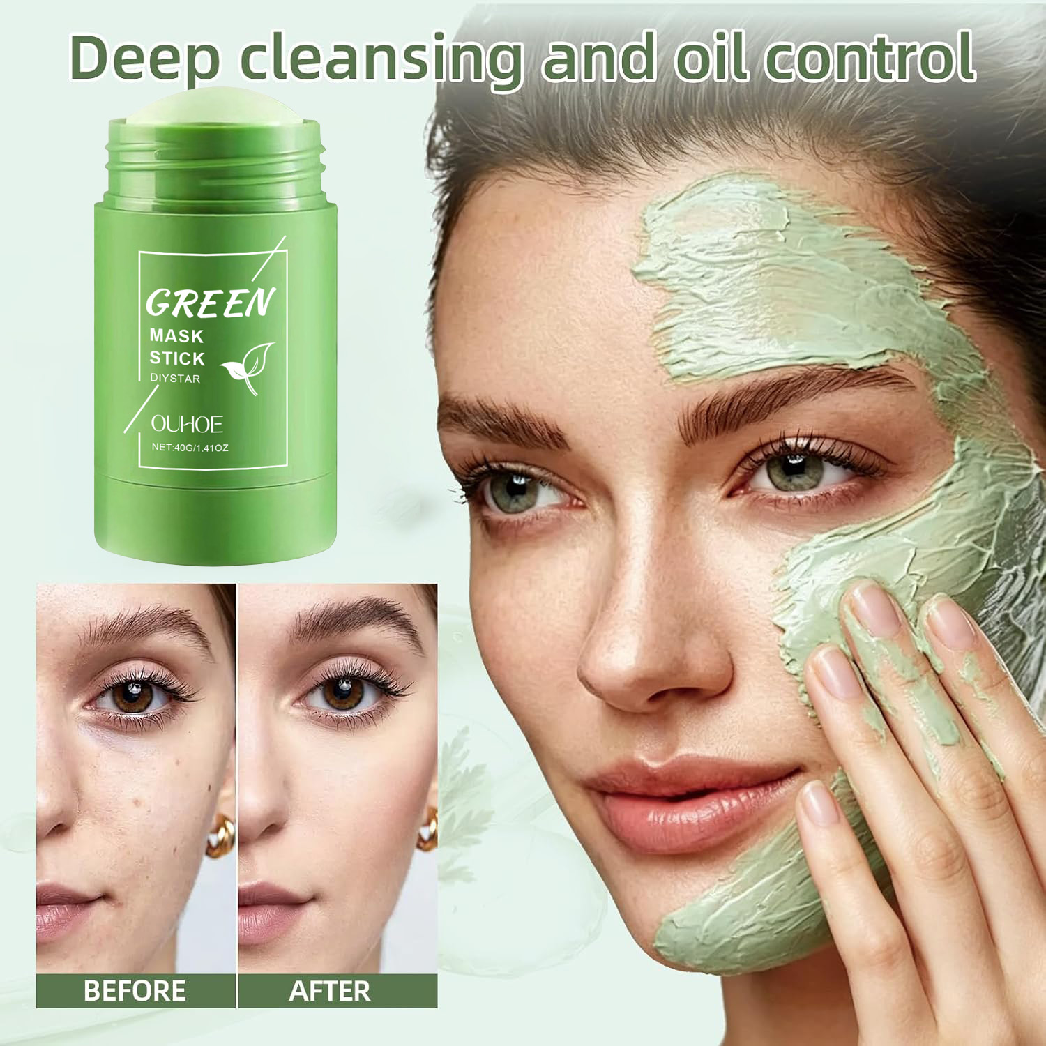 Alaska Volcano & Green Tea Dee - đánh giá và giá Green Tea Cleansing Clay Mask