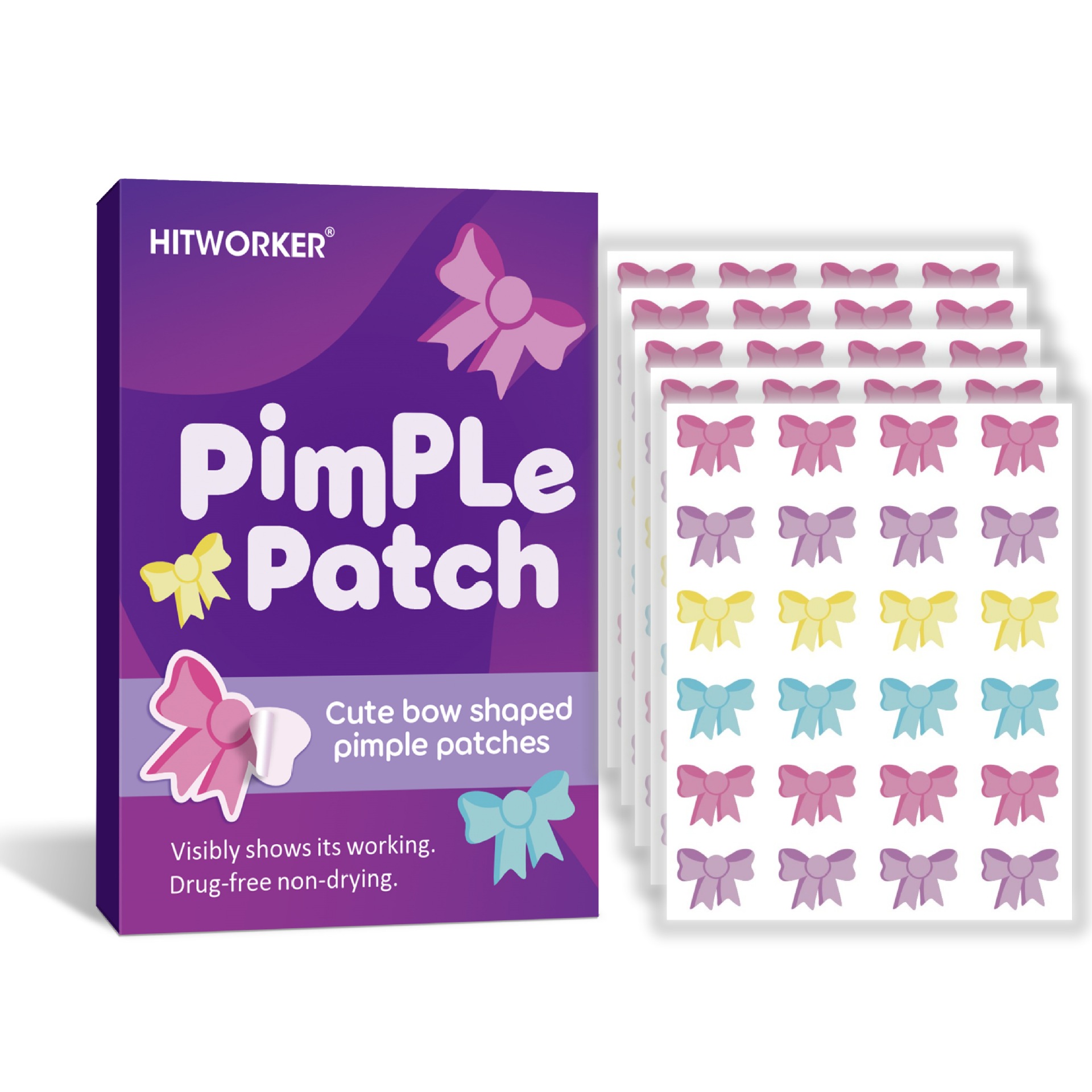 120Pcs Bow Shaped Acne Pimple  - đánh giá và giá Skincare