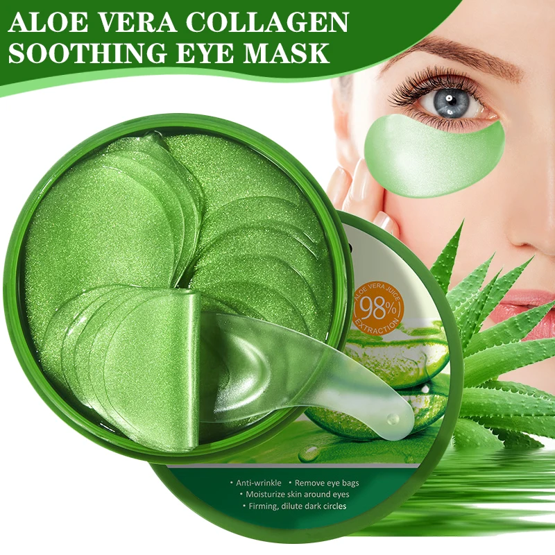 60pcs Aloe Vera Collagen Eye M - đánh giá và giá Collagen Under Eye Patches