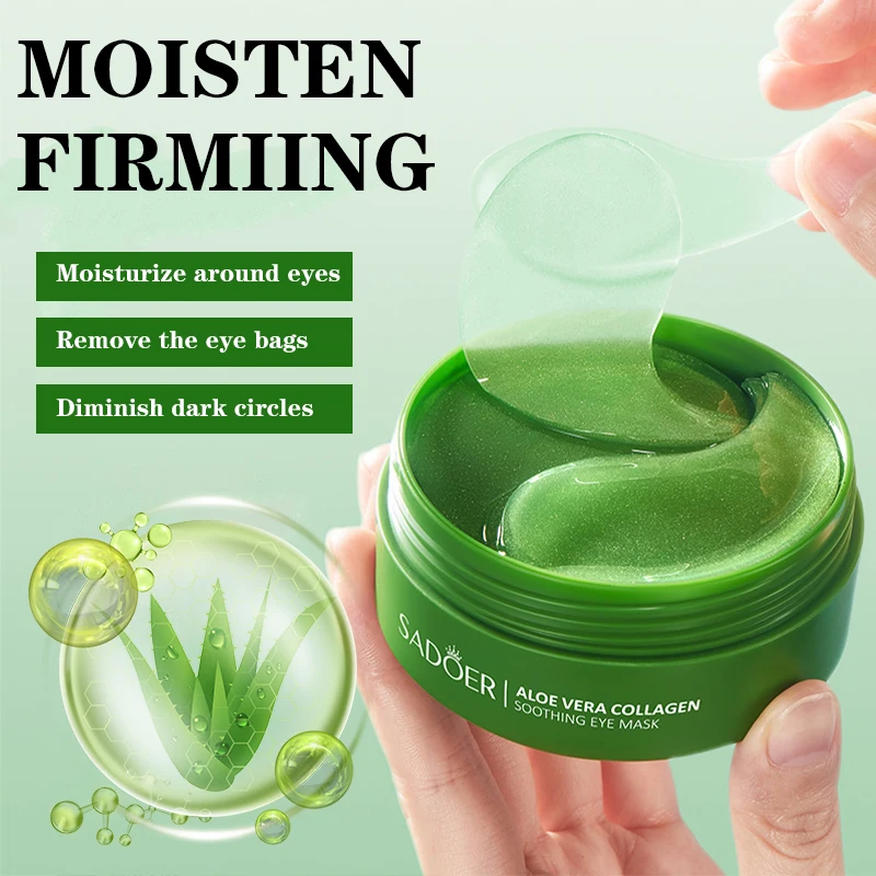 60pcs Aloe Vera Collagen Eye M - đánh giá và giá Collagen Under Eye Patches