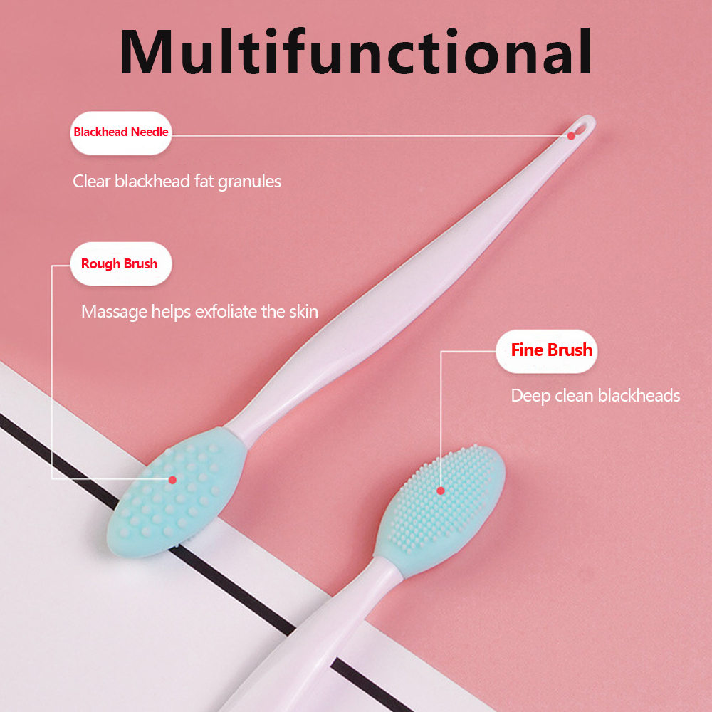 1PC/4PCS  Beauty Skin Care Was - đánh giá và giá Silicone Face Scrubber Electric
