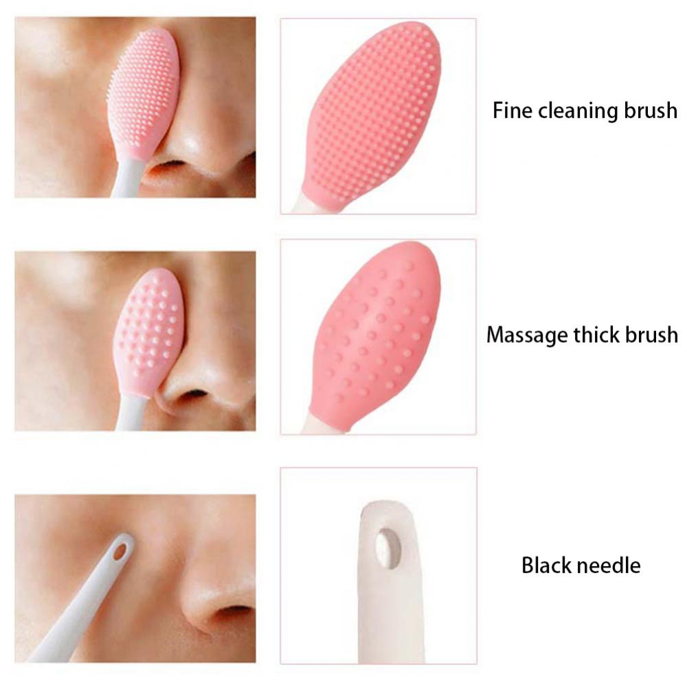 1PC/4PCS  Beauty Skin Care Was - đánh giá và giá Silicone Face Scrubber Electric