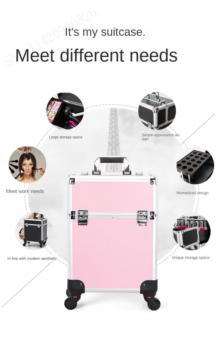 Large-capacity Professional Ma - đánh giá và giá Makeup