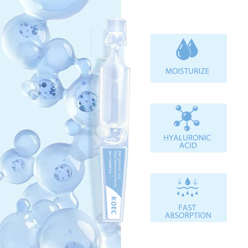 30PCs KOEC 5% Hyaluronic Acid  - đánh giá và giá Hyaluronic Acid Facial Serum