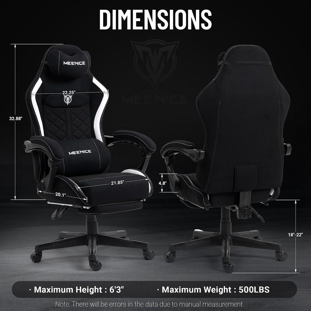 Big and Tall Gaming Chair abri - đánh giá và giá Massage
