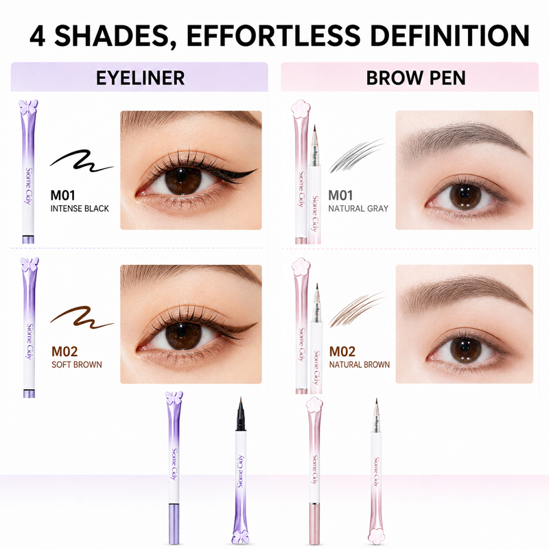 Siome Cidy 4PCS Liquid Eyeline - đánh giá và giá Waterproof Liquid Eyeliner Pen