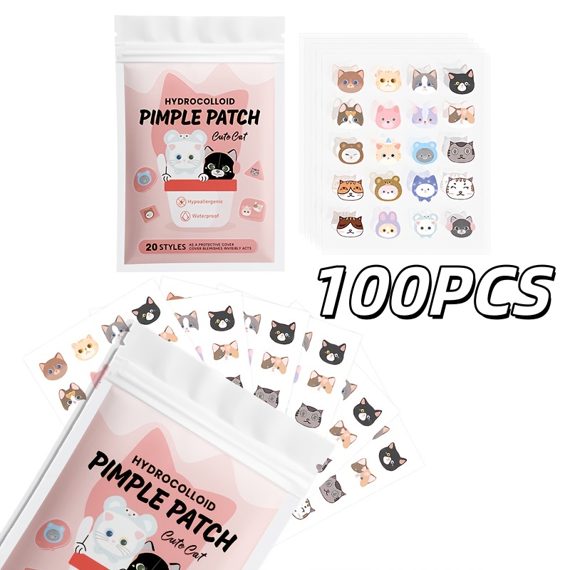 100pieces cute cat Pimple patc - đánh giá và giá Skincare