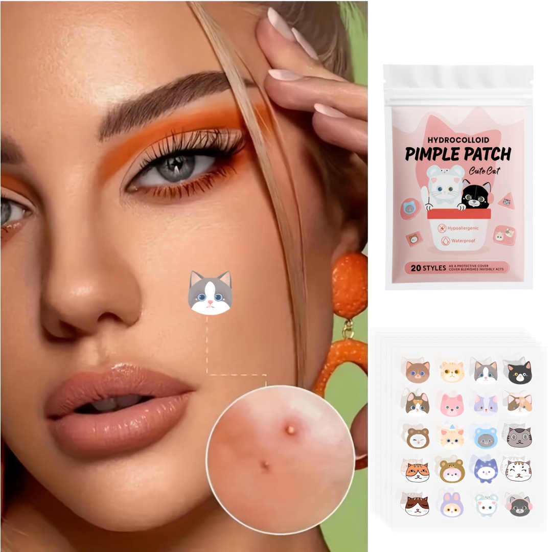 100pieces cute cat Pimple patc - đánh giá và giá Skincare