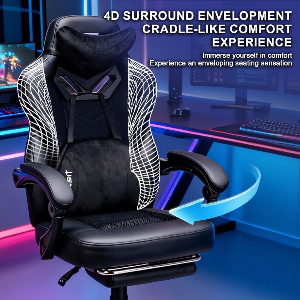 Gaming Chair PRO, Ergonomic Ga - đánh giá và giá Massage