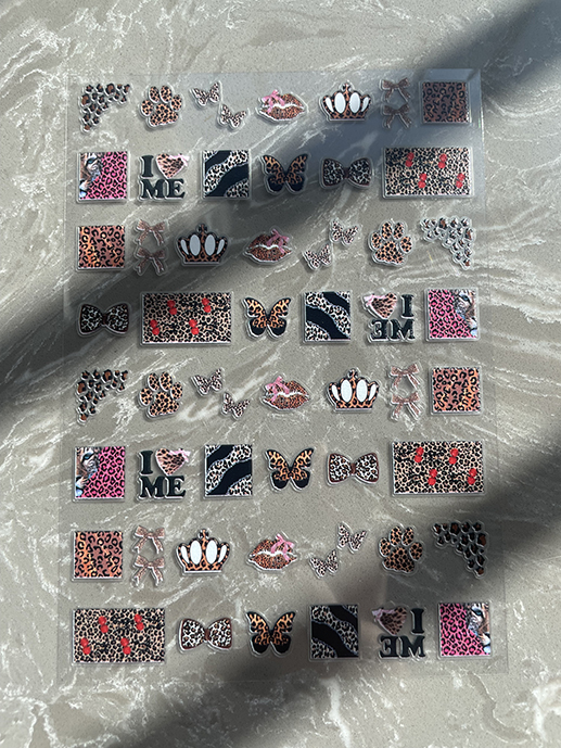 Mini Pvc Kawaii Pattern Poster - đánh giá và giá Nail Art