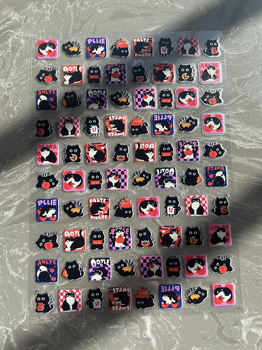 Mini Pvc Kawaii Pattern Poster - đánh giá và giá Nail Art
