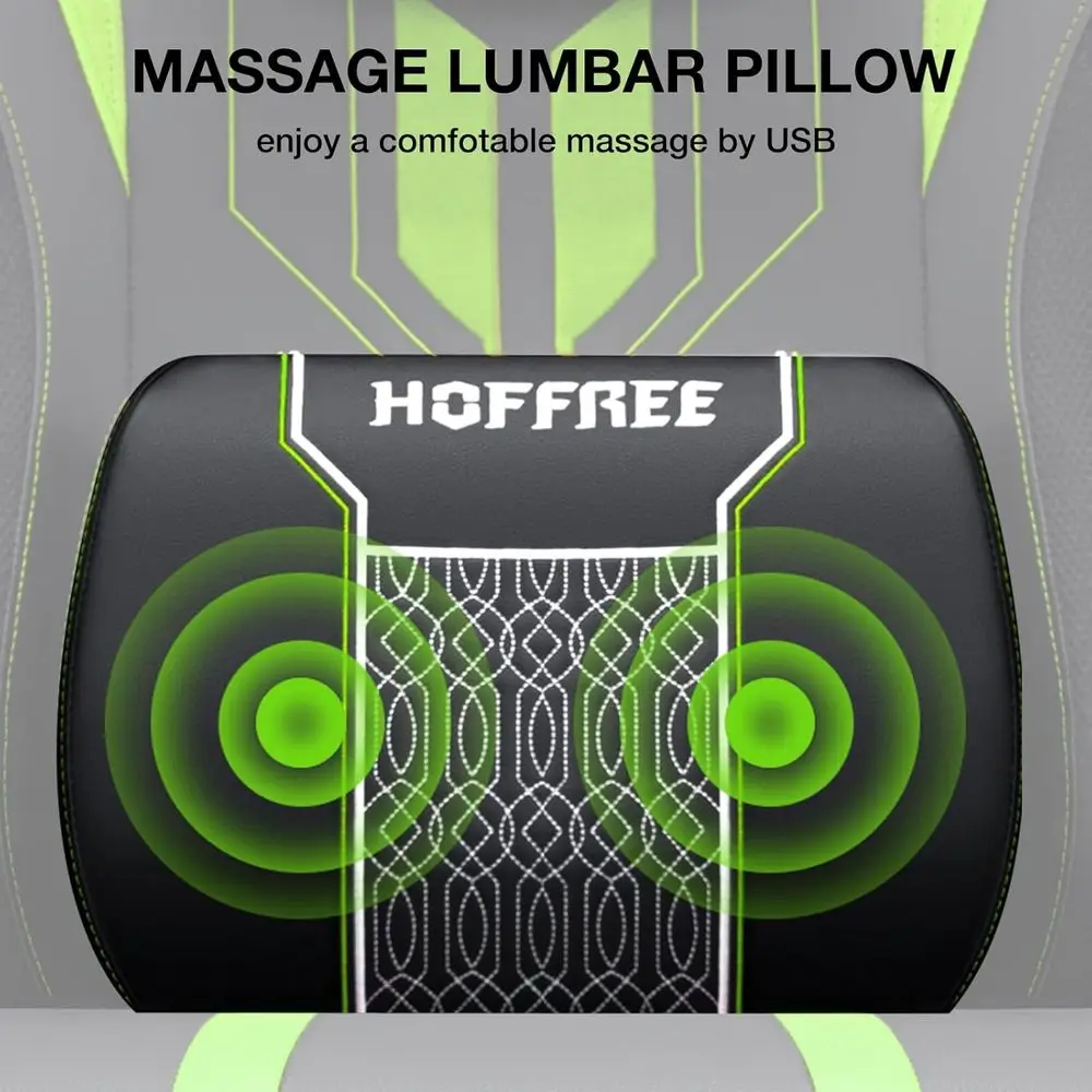 Ergonomic Massage Gaming Chair - đánh giá và giá Massage