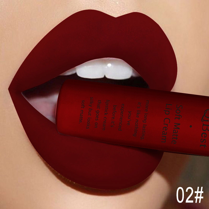 QIBEST Sexy Velvet Matte Lip G - đánh giá và giá Matte Velvet Lip Tint Long Lasting
