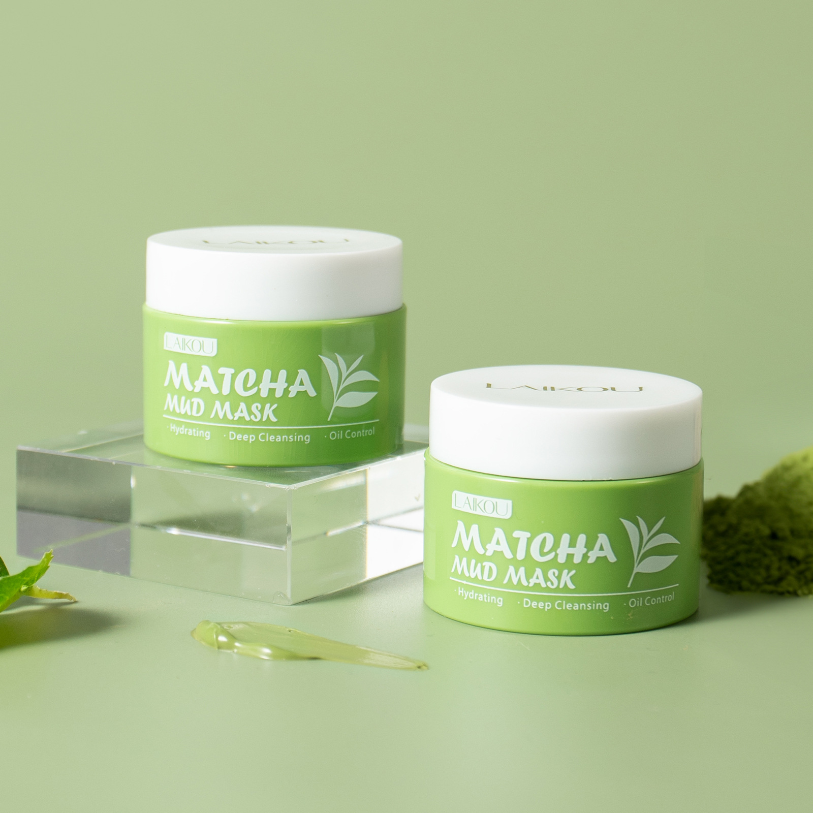LAIKOU Matcha Green Tea Clay M - đánh giá và giá Green Tea Cleansing Clay Mask