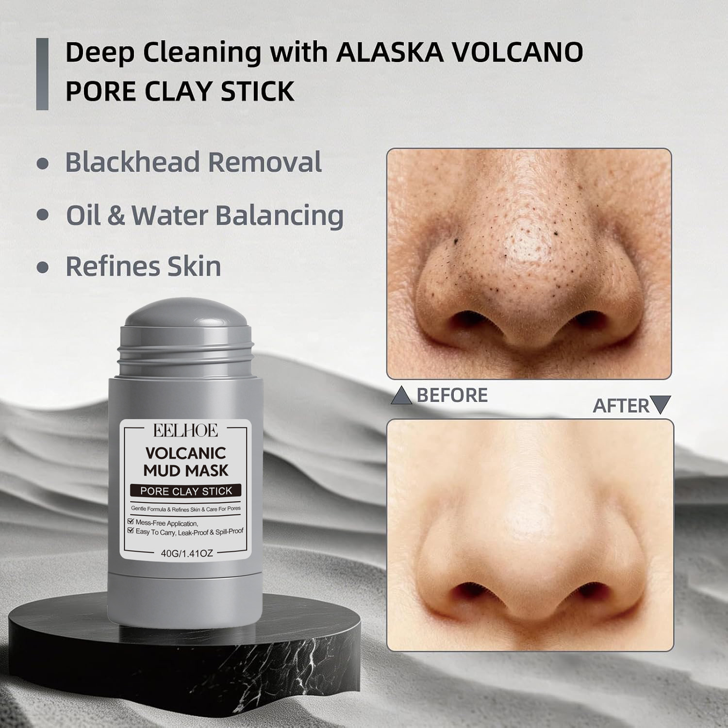 Alaska Volcano & Green Tea Dee - đánh giá và giá Green Tea Cleansing Clay Mask