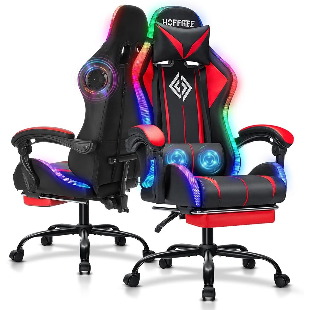 RGB Gaming Chair with Bluetoot - đánh giá và giá Massage