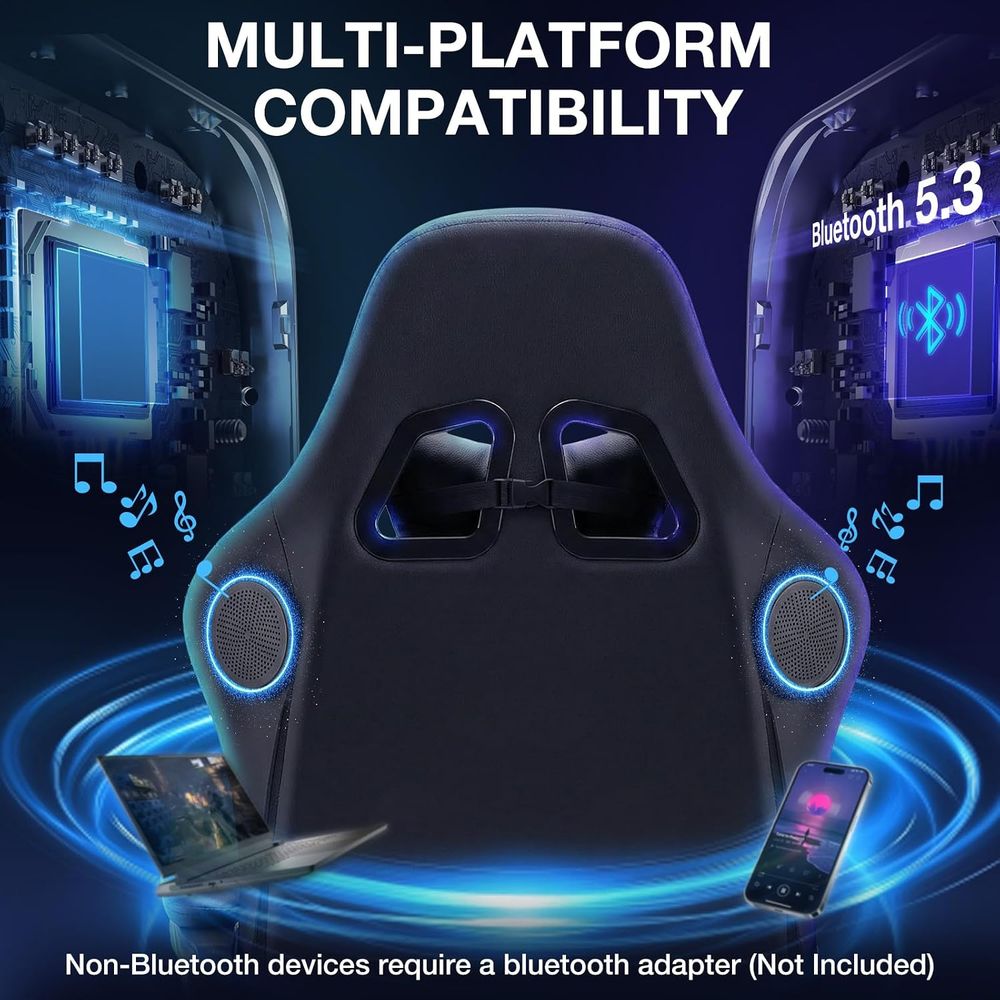 RGB Gaming Chair with Bluetoot - đánh giá và giá Massage