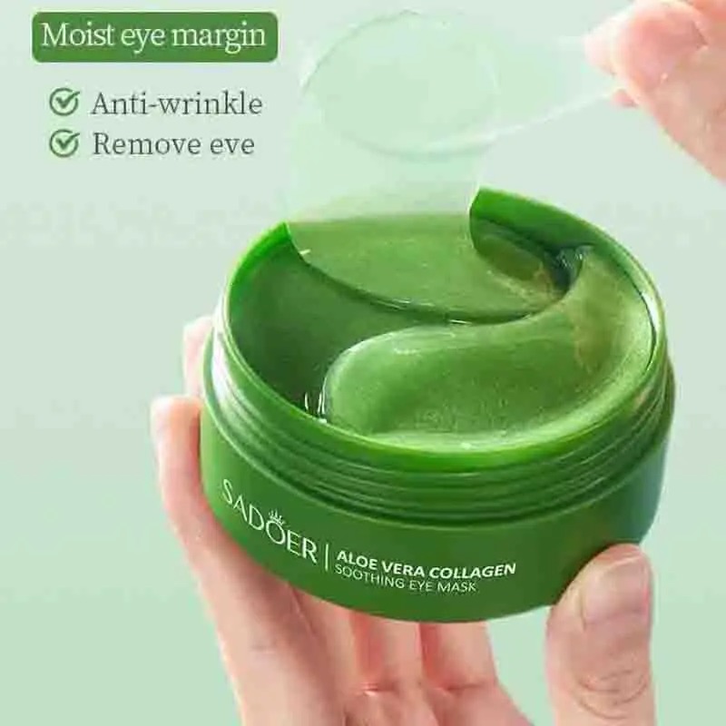 60pcs Aloe Vera Collagen Eye M - đánh giá và giá Collagen Under Eye Patches