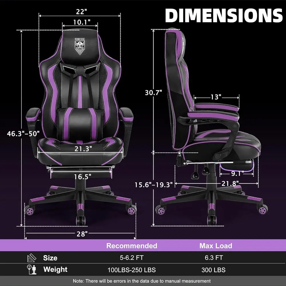 Ergonomic Reclining Gaming Cha - đánh giá và giá Massage