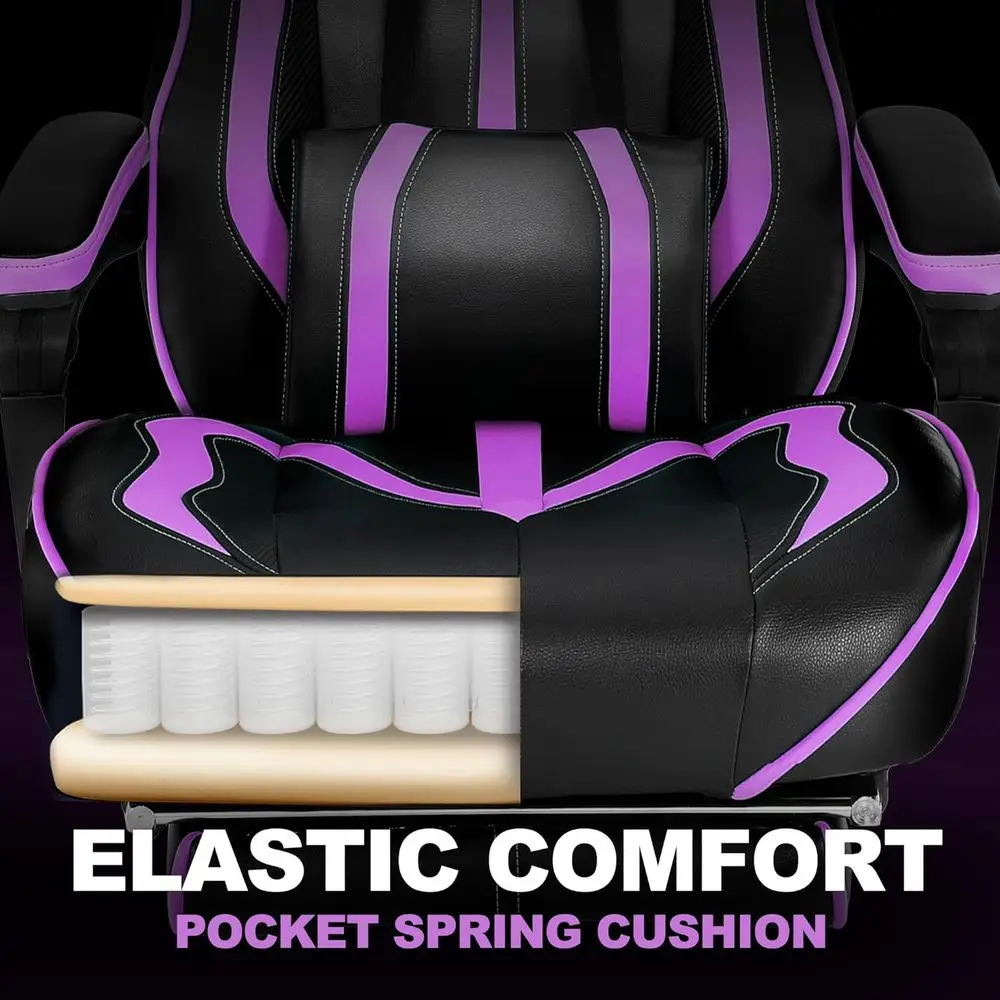 Ergonomic Reclining Gaming Cha - đánh giá và giá Massage