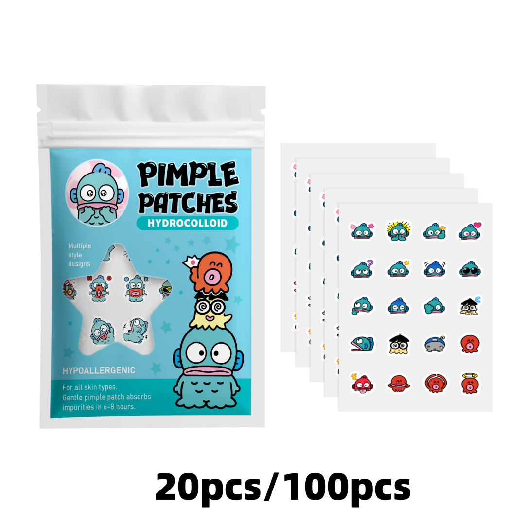 100/20PCS Cute Clownfish Hydro - đánh giá và giá Hydrocolloid Pimple Patch