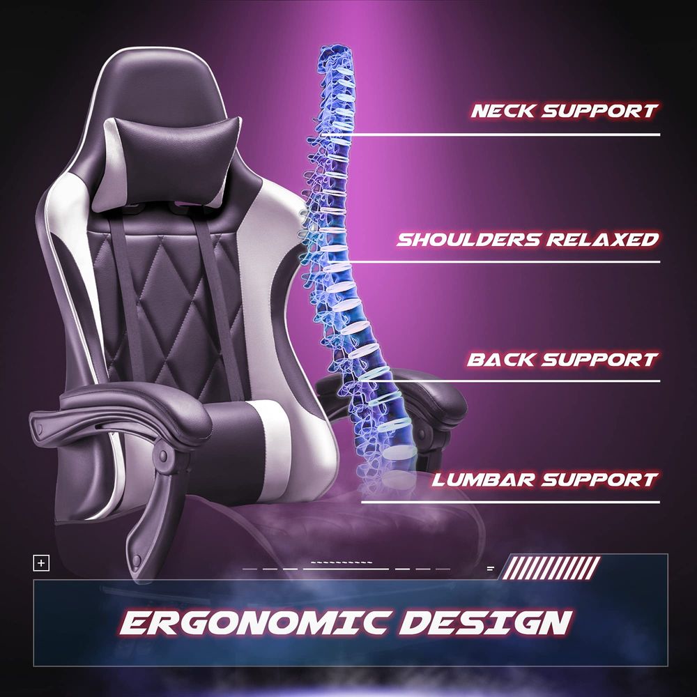 Gaming Chair, Computer Chair w - đánh giá và giá Massage