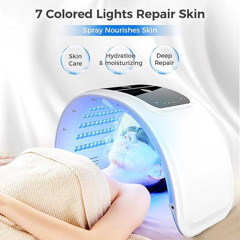 7 Colors LED Photon Beauty Mac - đánh giá và giá Led Light Therapy Face Mask