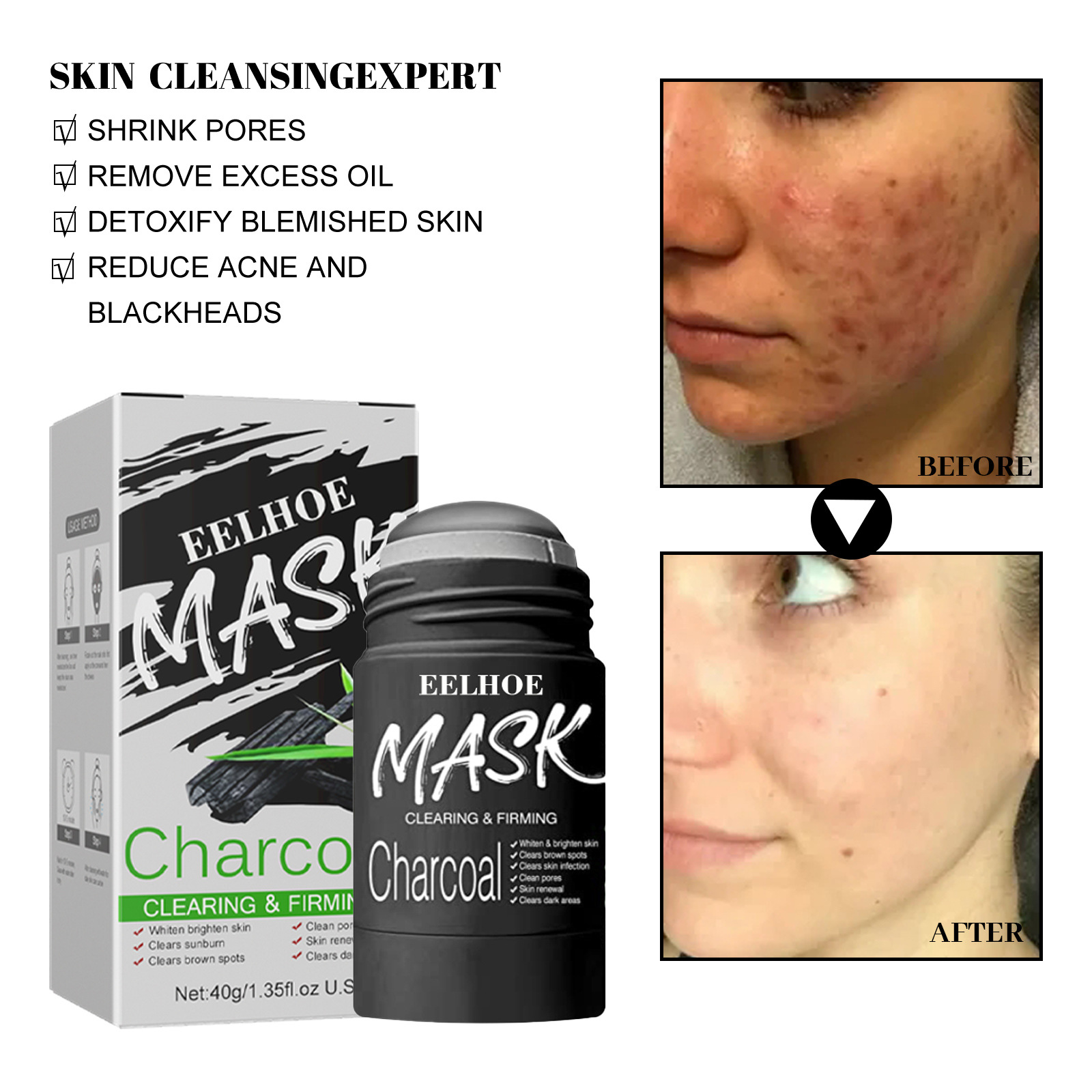 Clay Face Mask Stick Facial Sk - đánh giá và giá Green Tea Cleansing Clay Mask