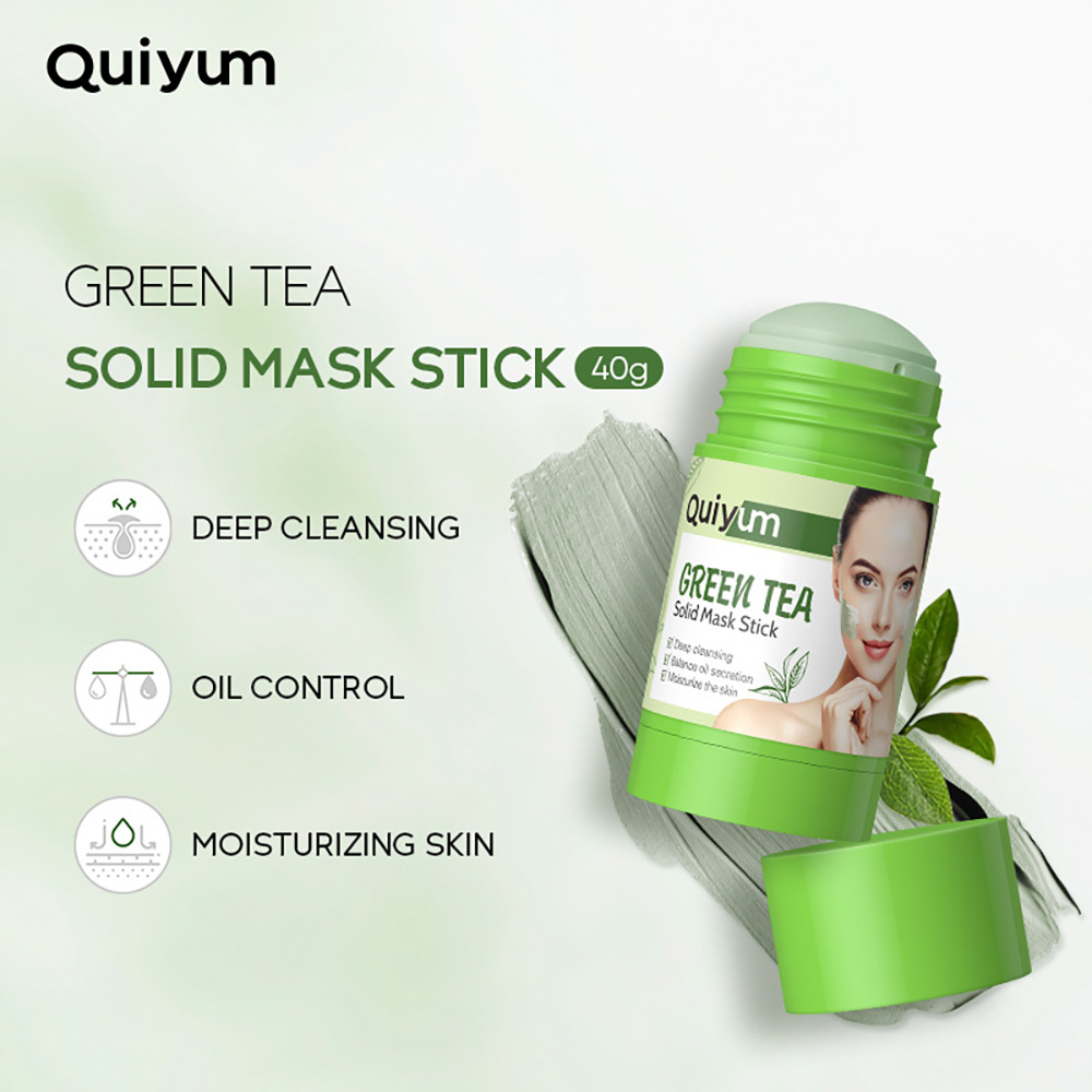 QUIYUM Matcha Green Tea Mud Ma - đánh giá và giá Green Tea Cleansing Clay Mask