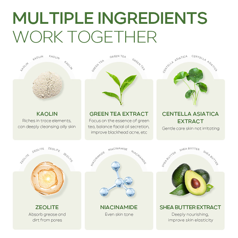 QUIYUM Matcha Green Tea Mud Ma - đánh giá và giá Green Tea Cleansing Clay Mask