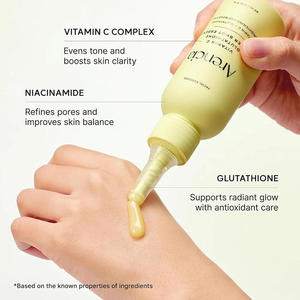 Arencia Vitamin C Glutathione  - đánh giá và giá Niacinamide Pore Shrinking Essence