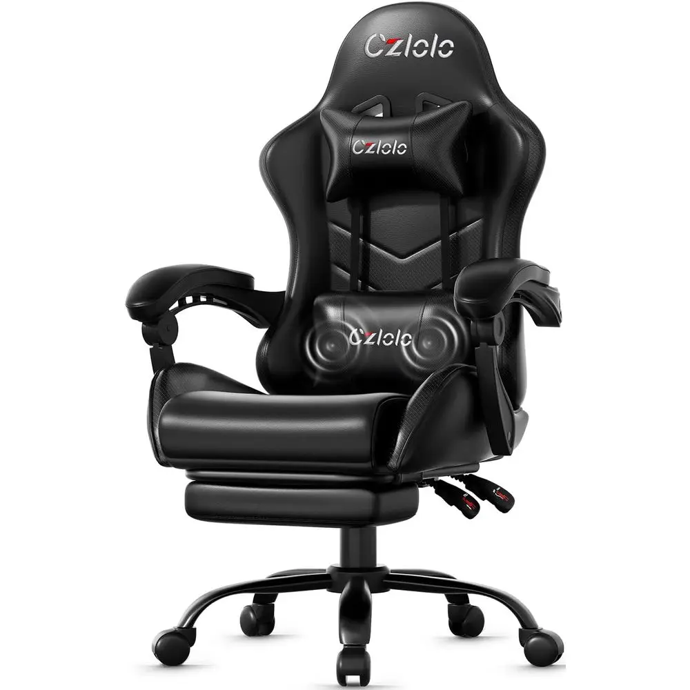 Ergonomic Gaming Chair with Fo - đánh giá và giá Massage