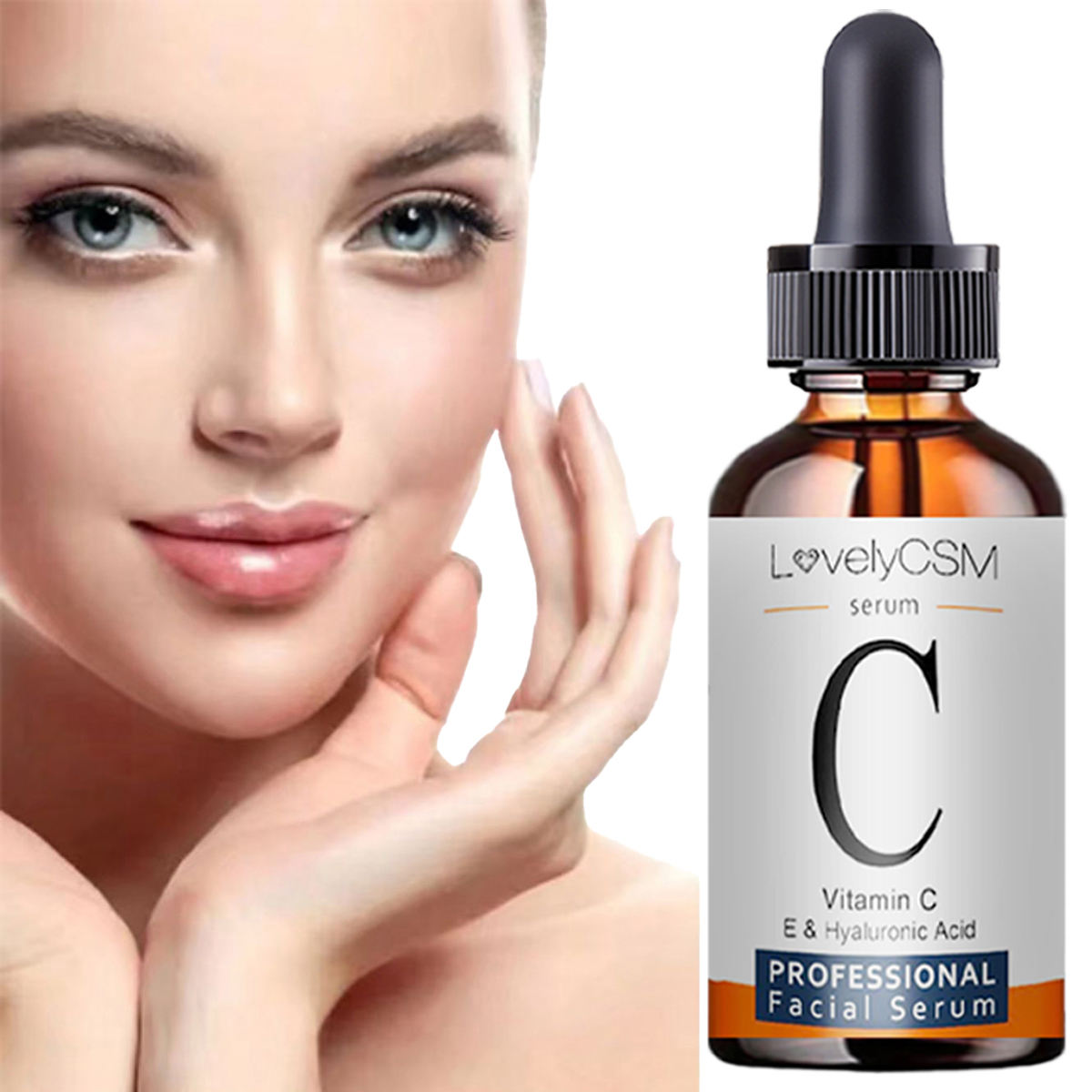 Facial Serum Vitamin C Liquid  - đánh giá và giá Hyaluronic Acid Facial Serum