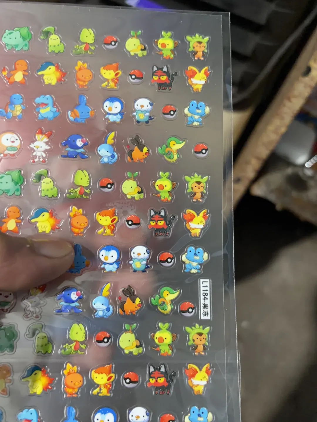 Pokémon Nail Stickers Charmand - đánh giá và giá Nail Art