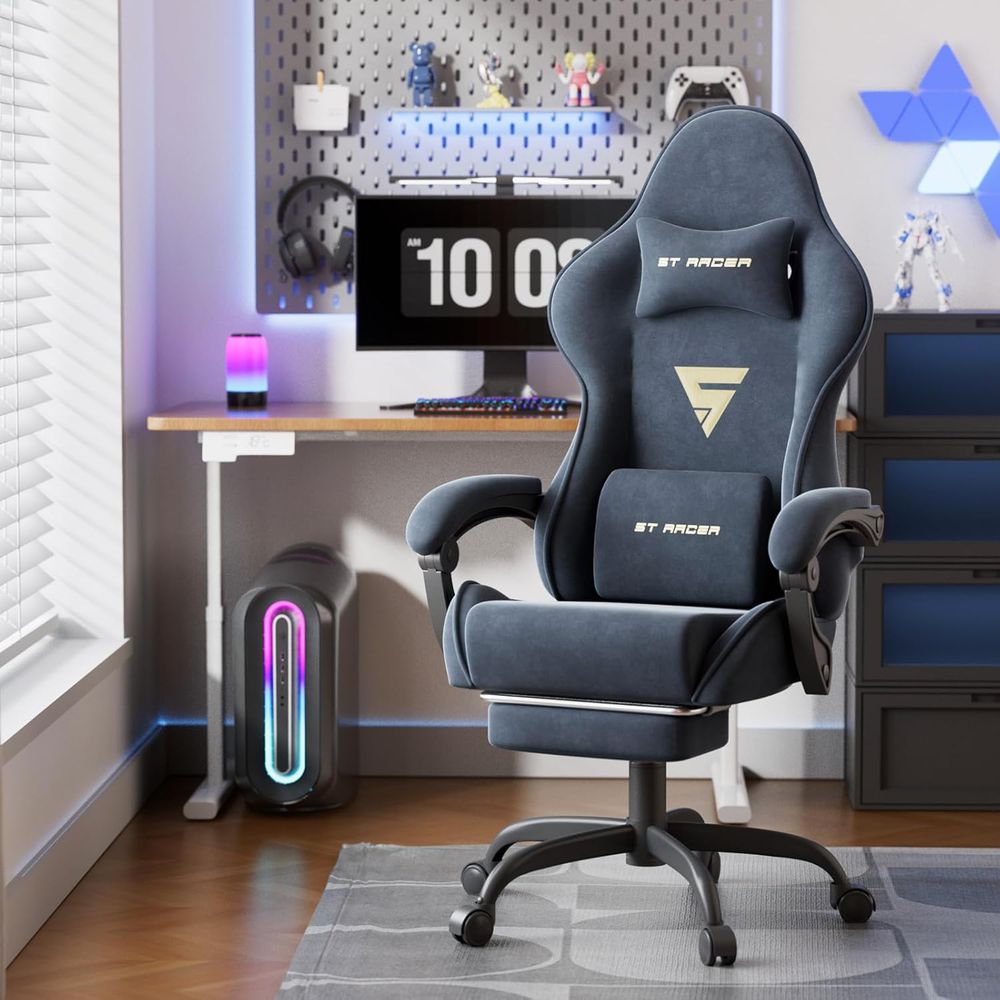 Ergonomic Gaming Chair with Fo - đánh giá và giá Massage