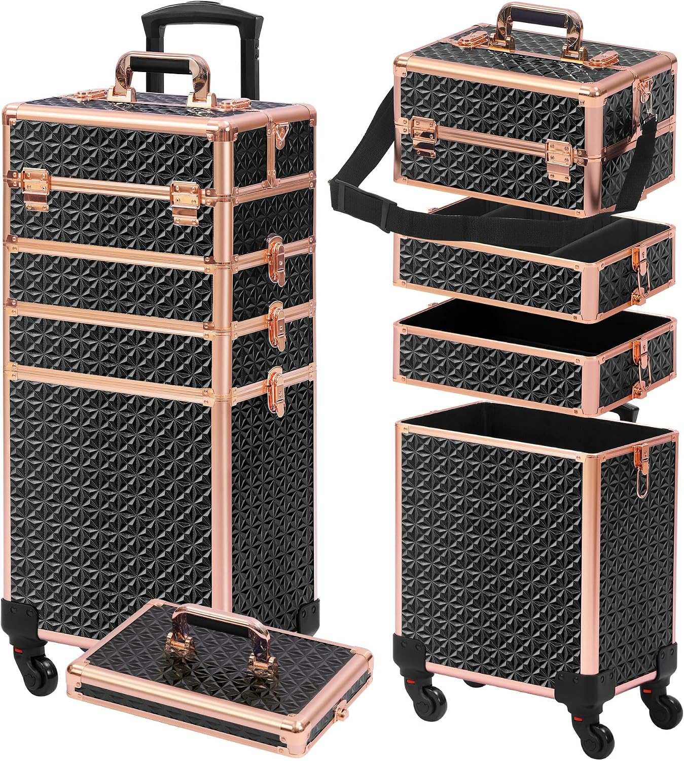 Rolling Makeup Case Makeup Tra - đánh giá và giá Makeup