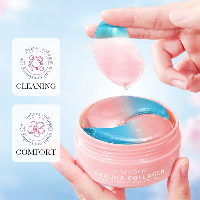 60Pcs Sakura Collagen Multi-Ef - đánh giá và giá Collagen Under Eye Patches