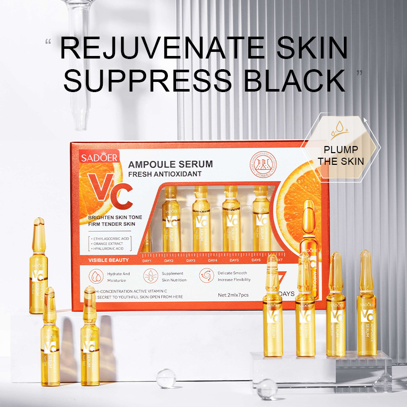 7pcs/Kit SADOER Ampoule Vitami - đánh giá và giá Hyaluronic Acid Facial Serum