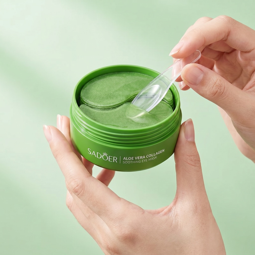 60pcs Aloe Vera Collagen Eye M - đánh giá và giá Collagen Under Eye Patches