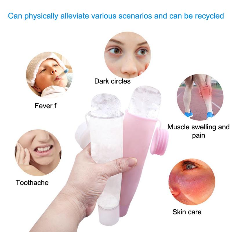 Silicone Cube Tray Shape Ice R - đánh giá và giá Face Ice Roller Puffiness