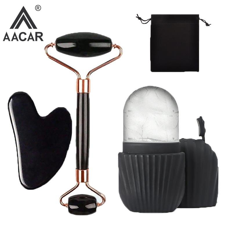 Ice Face Roller Set 2 in 1 Gua - đánh giá và giá Face Ice Roller Puffiness